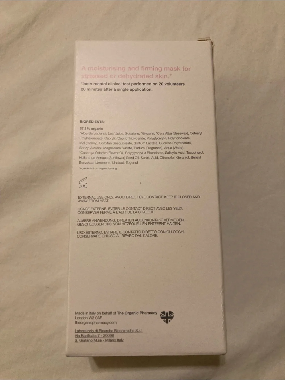 Honey & Jasmine Face Mask for Dry Skin